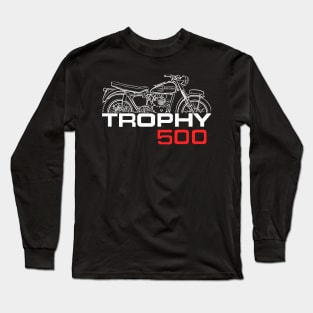 Triumph TR5 Trophy 1955-1958 Long Sleeve T-Shirt